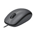 Logitech M100 | Bekabelde Muis | Links- en Rechtshandig | USB-A | 1000 DPI | Zwart