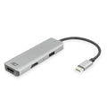 ACT AC7013 | Docking Station & Poortreplicator | USB-C 3.2 Gen 1 | Zwart/Grijs