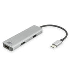 ACT AC7013 | Docking Station & Poortreplicator | USB-C 3.2 Gen 1 | Zwart/Grijs