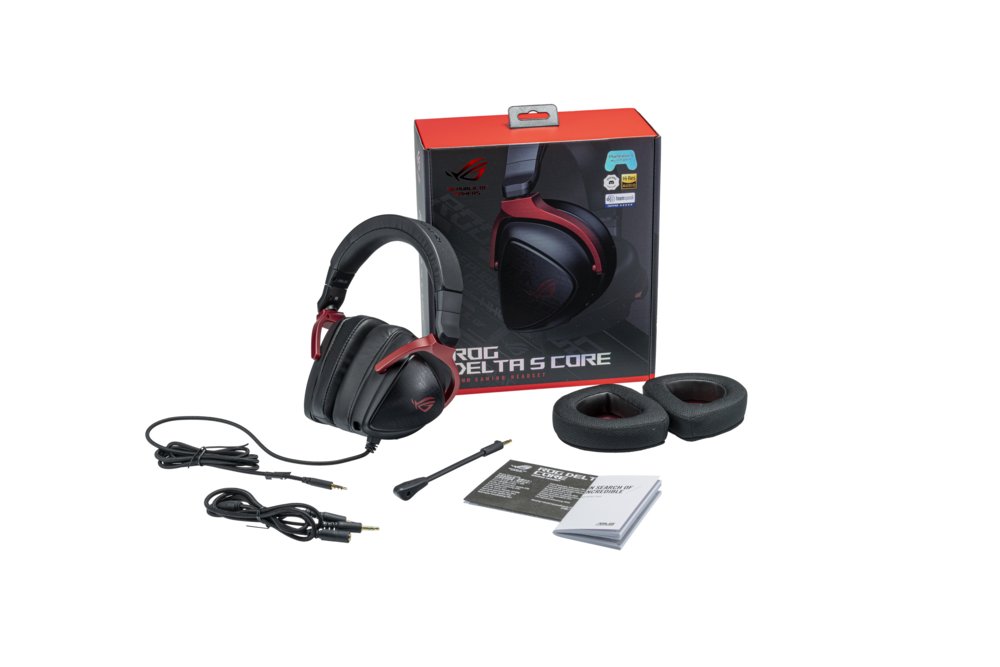 ASUS ROG Delta S Core | Bedrade Over-ear Gaming Headset 3.5mm Connector | RGB | Zwart