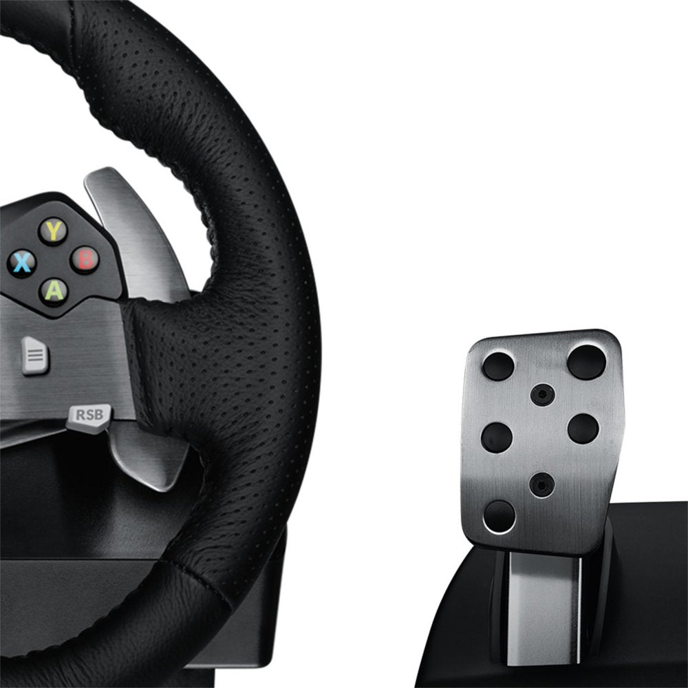 Logitech G920 Driving Force | Racestuur en pedalen | Force Feedback | 900° rotatie | USB 2.0 | Compatibel met Xbox Series X|S