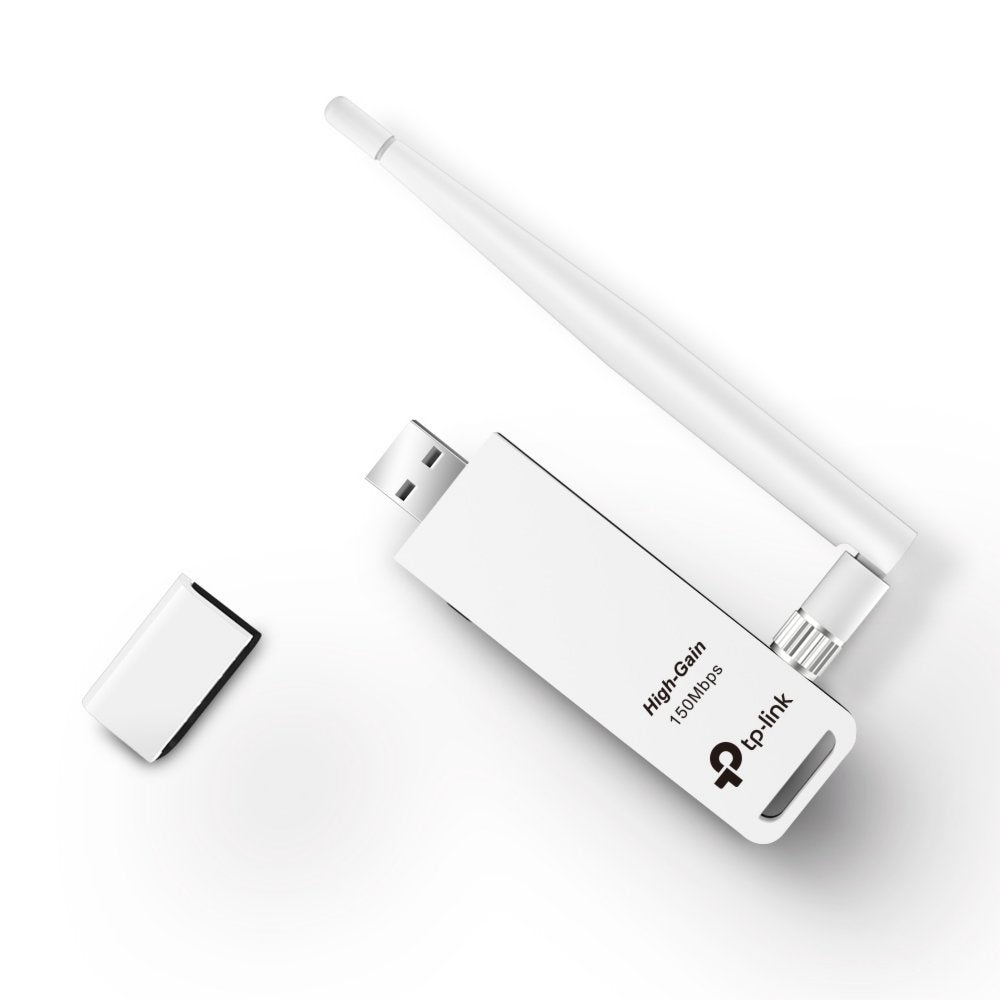 TP-Link TL-WN722N | Wi-Fi 4 USB-adapter | 150 Mbps | 2,4 GHz | USB 2.0 | Zwart