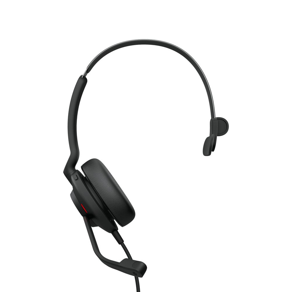 Jabra Evolve2 30 MS | Mono Bedrade On-Ear Headset USB-C | Zwart