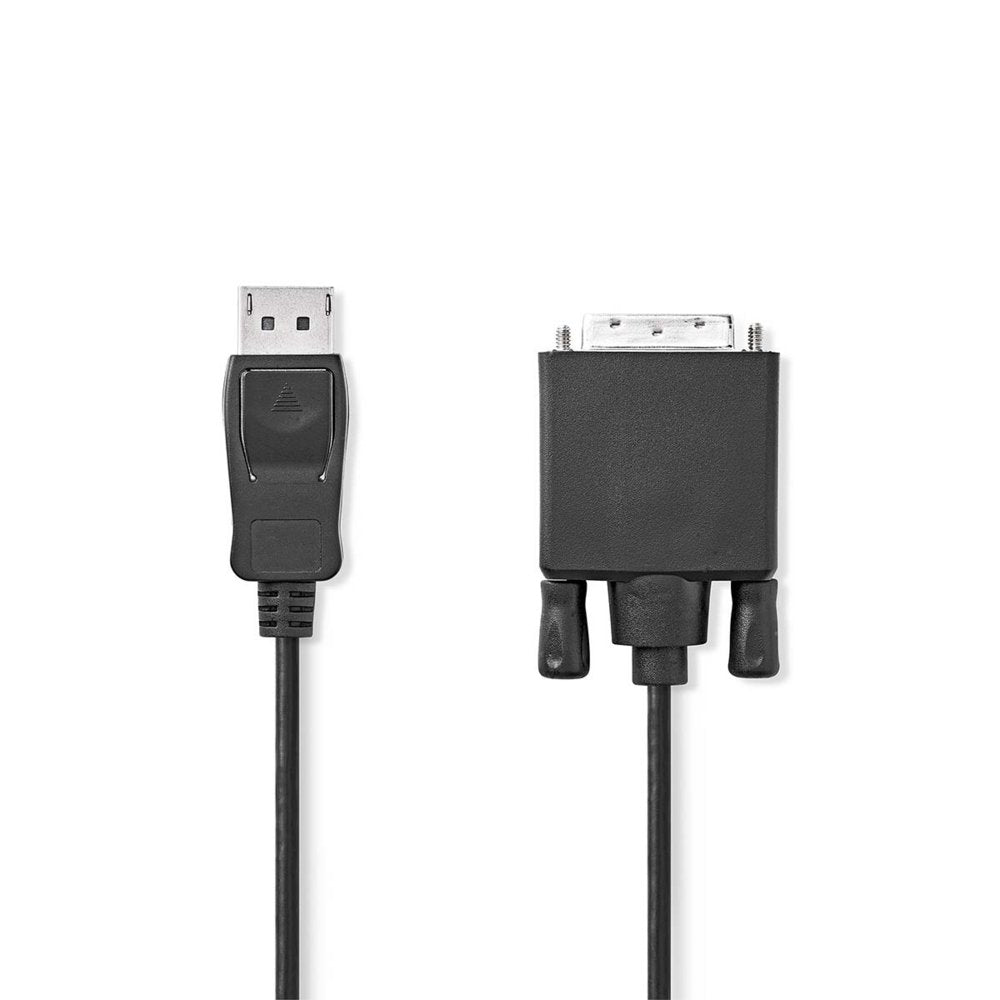 Nedis CCGL37200BK20 | DisplayPort-naar-DVI-D video kabel | 2 m | DisplayPort Male naar DVI-D 24+1-pin Male | Full HD 1080p | 