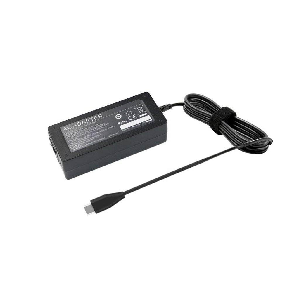 65W Universele Laptopadapter | Type-C / USB-C | Power Delivery | Compact ontwerp | Zwart