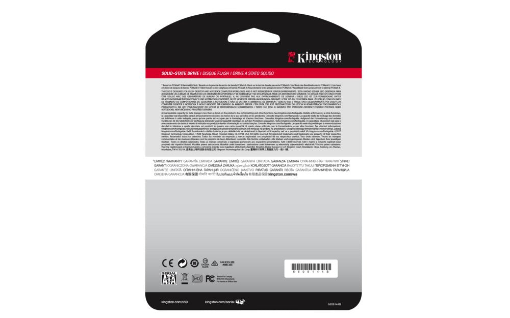 Kingston A400 | 960GB SATA SSD | 2.5'' | 500MB/s Lezen | 450MB/s Schrijven
