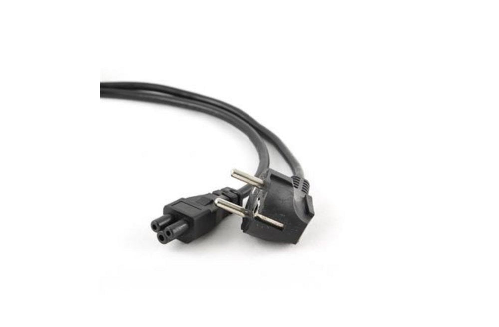 Longwell 3-pin Mickey Mouse (C5) EU Powercord | 1,8 m | Zwart
