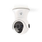 Nedis WIFICO20CWT | Wi-Fi Smart IP-buitencamera | Full HD 1080p | PTZ | Nachtzicht 15 m | Tweeweg-audio | IP65 | Wit