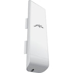 Ubiquiti NanoStation NSM2 | WiFi 4 Outdoor CPE | 150 Mbit/s | Passief PoE (injector inbegrepen) | Inclusief Mastmontagebeugel