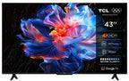 TCL 43P69K 43" | 4K UHD Smart TV | Google TV | Dolby Vision | Zwart