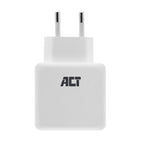 ACT AC2125 | Fast Charge Dual USB-A Oplader 30W | Wit