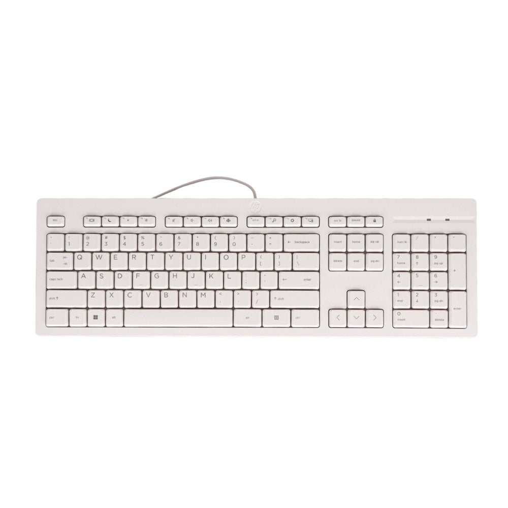 QWERTZ | HP 125 Wit | Bedraad Toetsenbord | QWERTZ