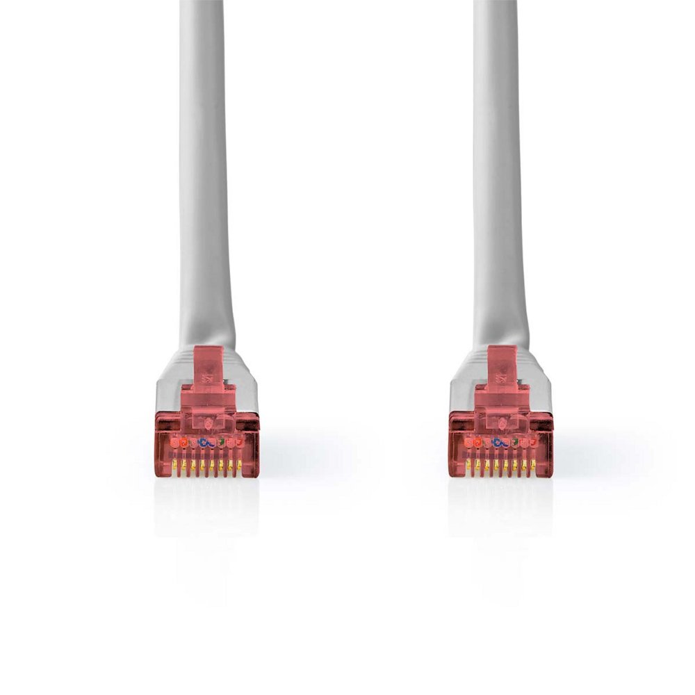Nedis CCGL85220GY150 | Netwerkkabel Cat6 SF/UTP | 15 m | Grijs | RJ45 Male-naar-RJ45 Male