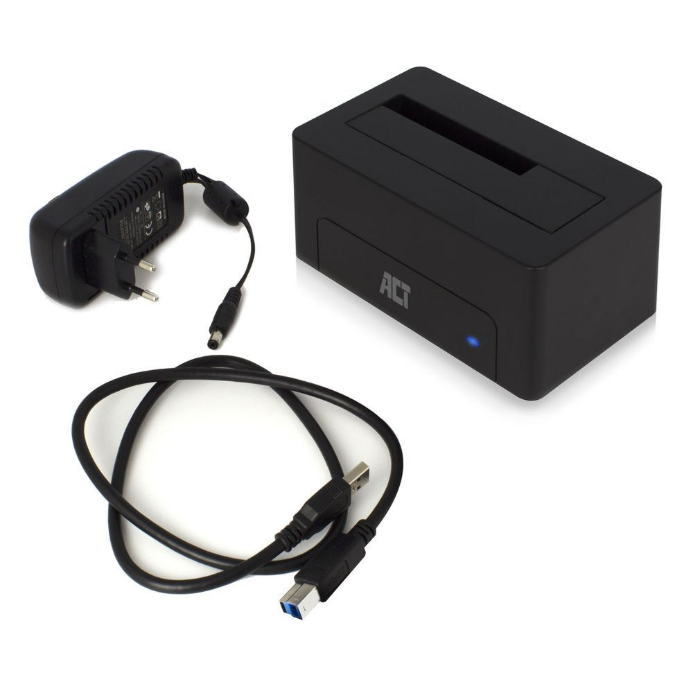 ACT AC1500 | SATA Docking Station | 2,5" & 3,5" HDD/SSD | USB 3.2 Gen1 (5 Gbps)