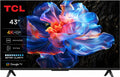 TCL 43P61K 43" | 4K UHD Smart TV | Google TV | HDR | Zwart
