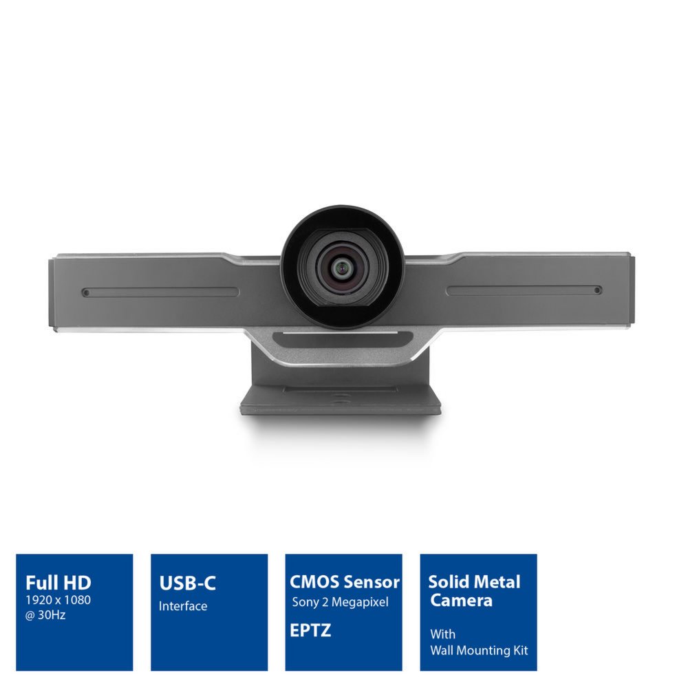 ACT AC7990 Full HD Conferentiecamera | 105° Kijkhoek | 2 Microfoons | USB | EPTZ