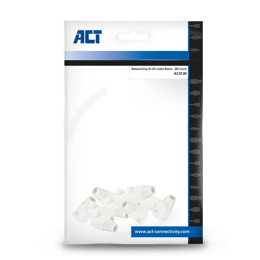 ACT kabelbeschermer | Grijs | 10 stuks | AC4120