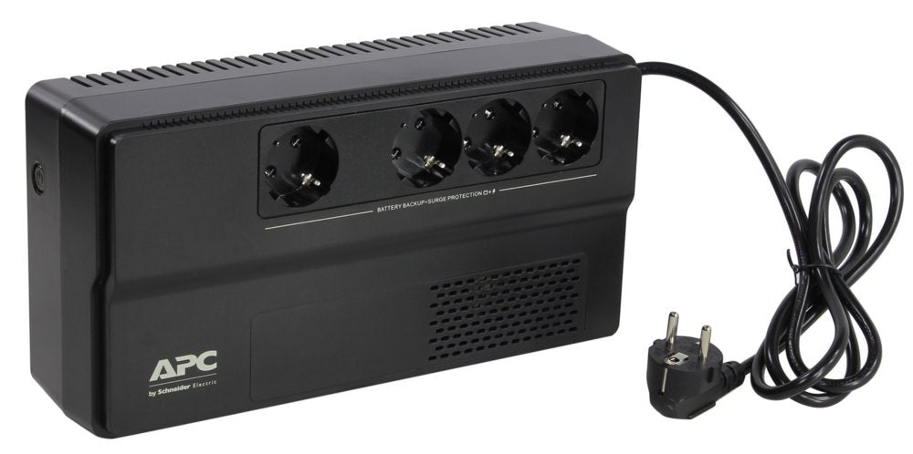 APC Easy UPS BV1000I-GR | 1000 VA / 600 W | 4x Schuko Stopcontacten | AVR Spanningstabilisatie | LED-Statusindicator | Compac