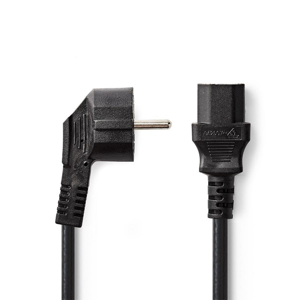 Nedis CEGT10000BK20 | Elektriciteitssnoer | 2 Meter | IEC 320 C13 Stekker | Zwart