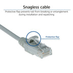ACT netwerkkabel | Cat6 | U/UTP (UTP) | 1 m | Grijs | DC9001