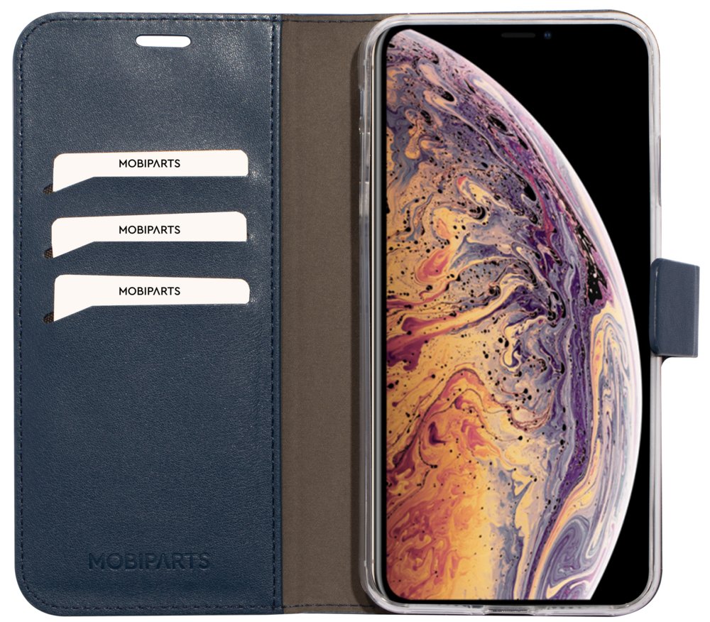 Mobiparts Classic Wallet Case | Apple iPhone XS Max | Blue