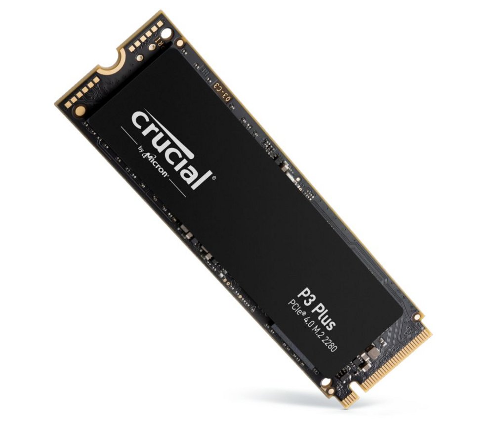 Crucial P3 Plus | 500 GB NVMe SSD | M.2 Gen4 | 4.700 MB/s Lezen | 1.900 MB/s Schrijven