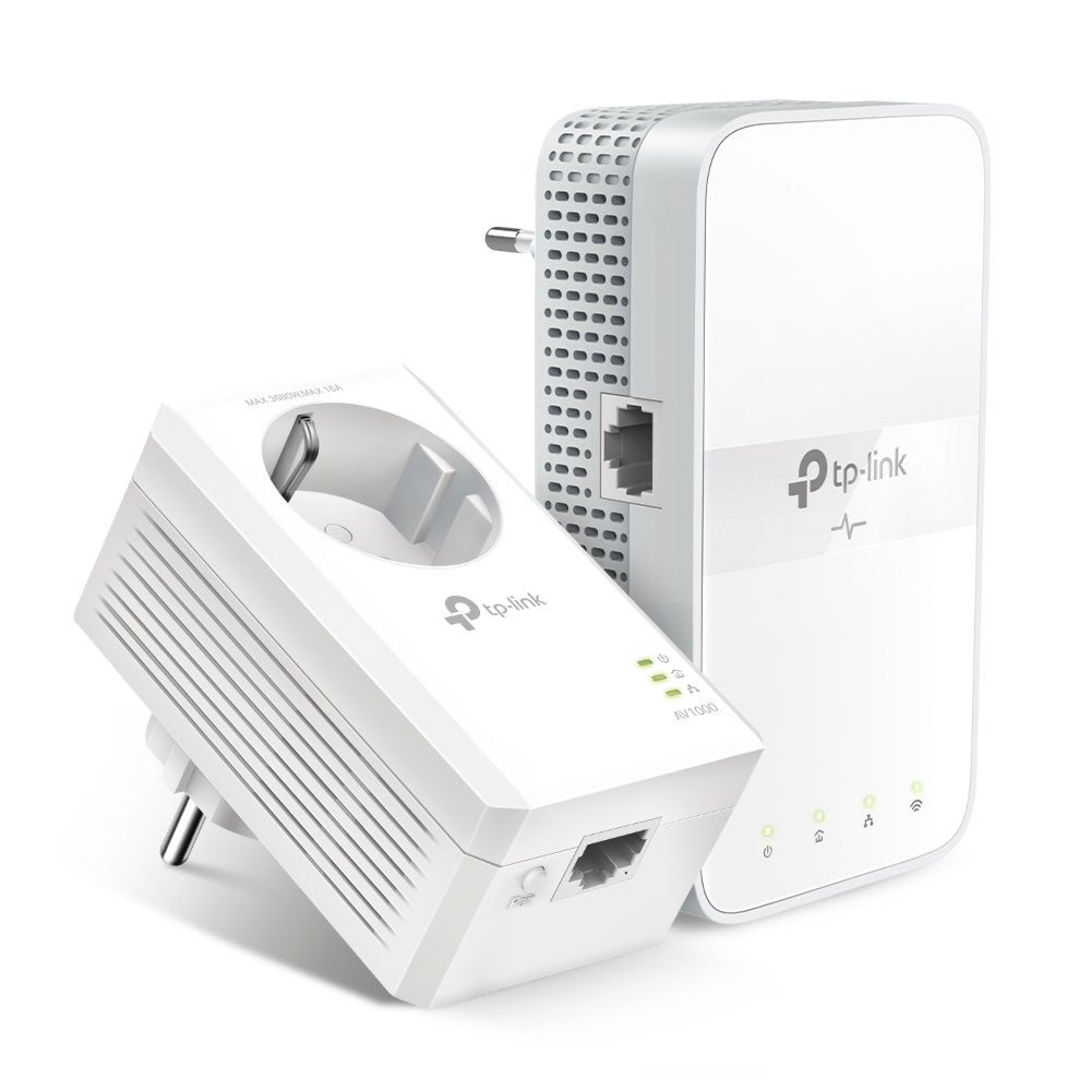 TP-Link TL-WPA7617 KIT | Powerline Adapter Set | 1200 Mbps | Gigabit Ethernet | Wi-Fi AC1200 | Wit | HomePlug AV2