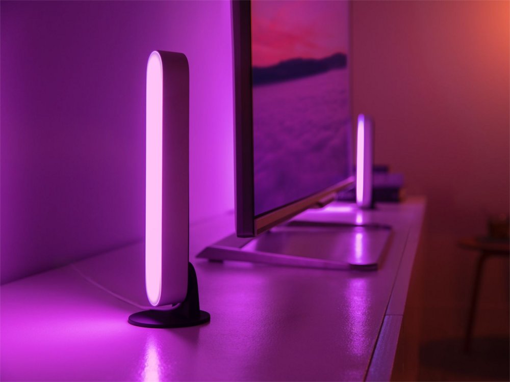 Philips Hue Play Lichtbalk Uitbreiding | Wit | Compact Ontwerp | Compatibel met Philips Hue Bridge