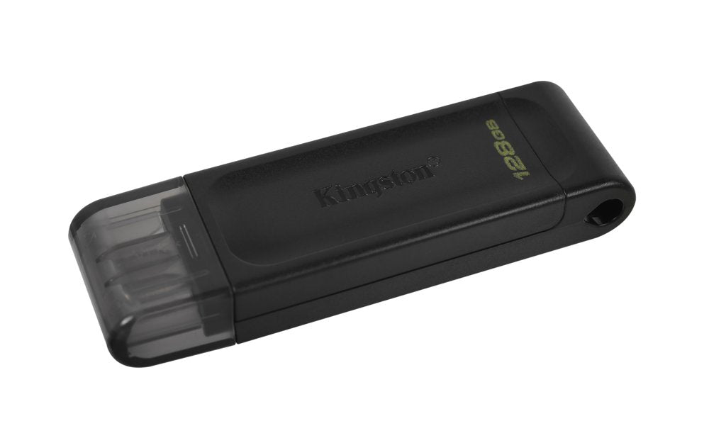 Kingston DataTraveler 70 | 128GB USB-C 3.2 Flash Drive | Zwart
