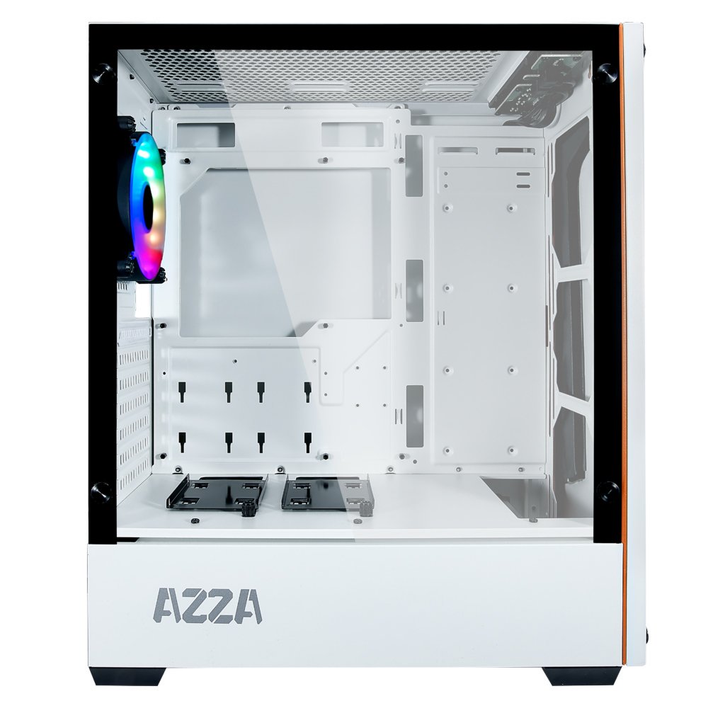 Azza Apollo 430 RGB | Midi Tower Case | Wit