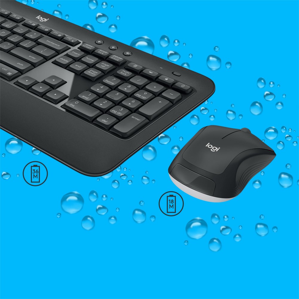 QWERTZ | Logitech MK540 Advanced | Draadloze Muis en Toetsenbordcombo | QWERTZ