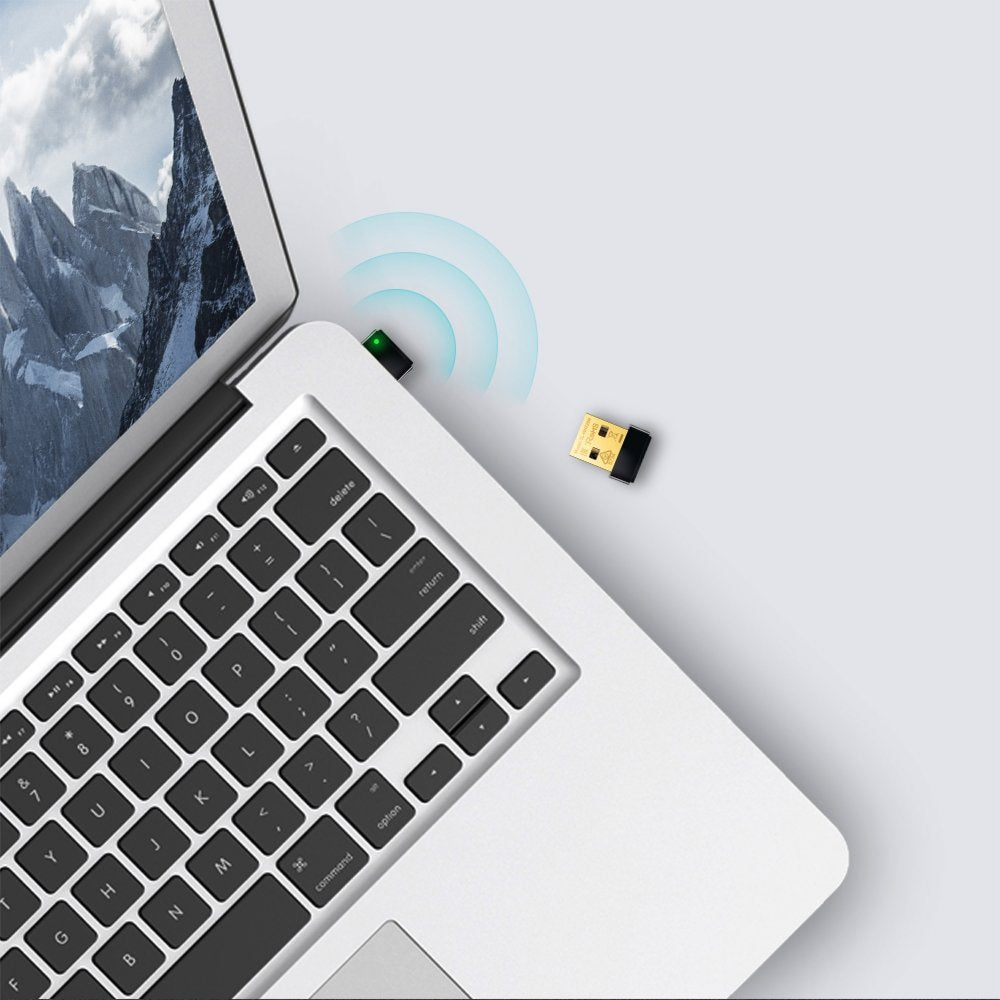 TP-Link TL-WN725N | Wi-Fi 4 Nano USB-adapter | 150 Mbps | 2,4 GHz | USB 2.0