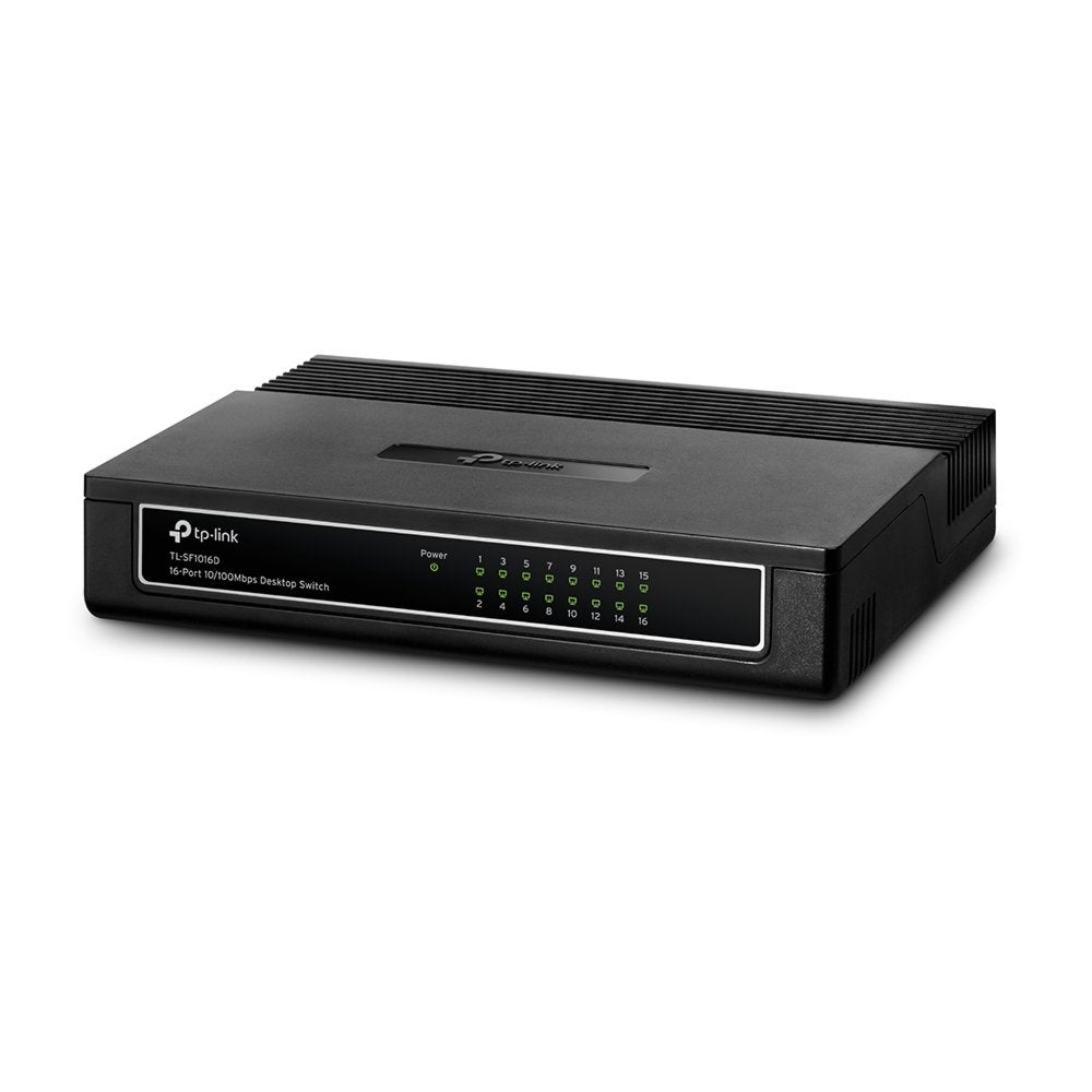 TP-LINK TL-SF1016D | Unmanaged Fast Ethernet Switch | 16 Poorten