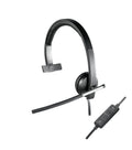 Logitech H650e | Bedrade On-ear Mono Headset | USB-A | Zwart/Zilver