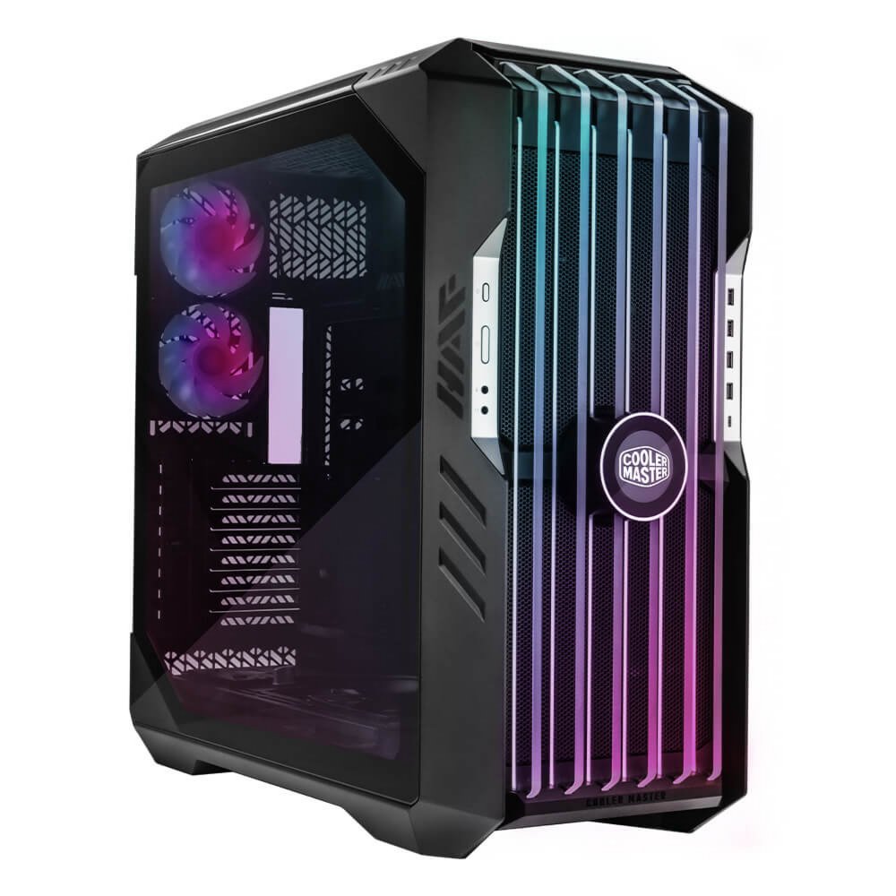 Cooler Master HAF 700 EVO | Full Tower Behuizing | Grijs | Panoramisch TG Paneel | ARGB & LCD Front Display