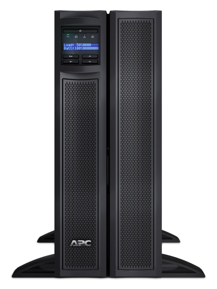 APC Smart-UPS X SMX2200HV | 2200 VA / 1980 W | 4U Rack/Tower Convertible | 8x IEC C13 & 2x IEC C19 Stopcontacten | Zuivere Si