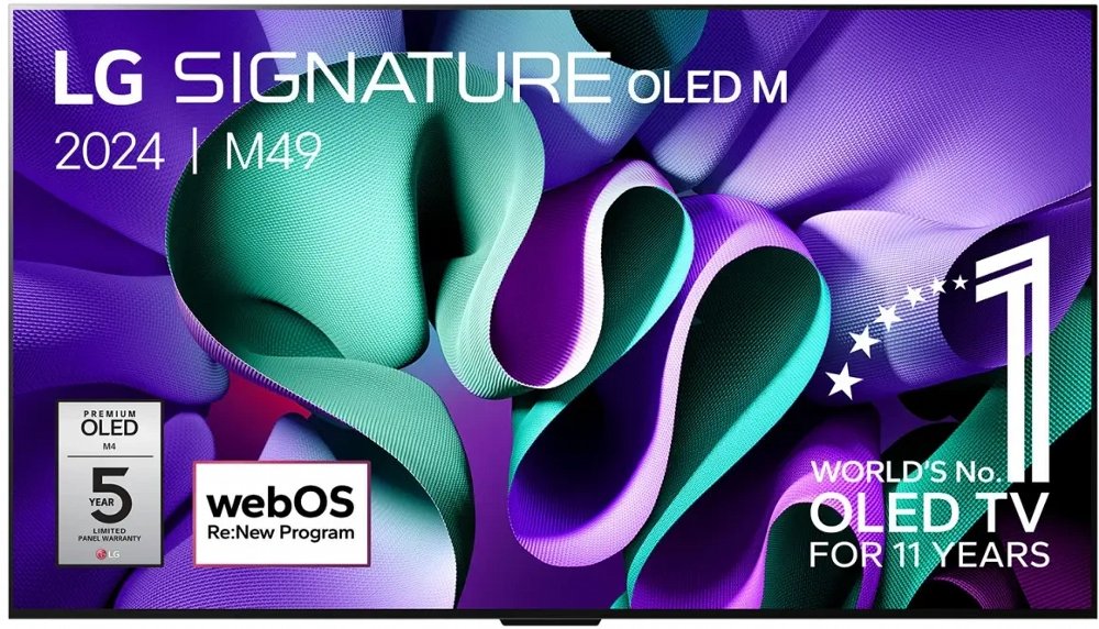 LG M4 Evo OLED65M49LA 65" | Wireless Ultra HD 4K OLED Smart TV | WebOS + Wifi | Dolby Vision | OLED Perfect Black Levels | 12