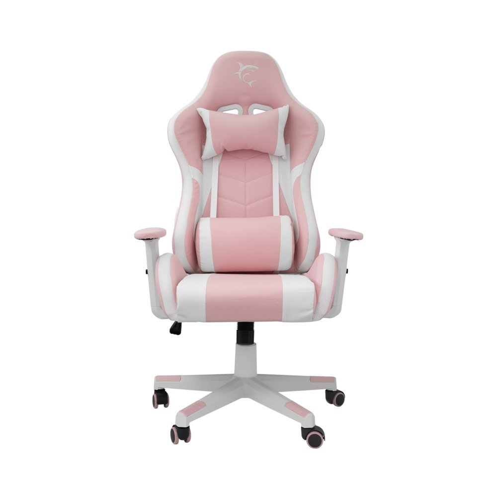 White Shark ROXY | Roze Gamestoel met Verstelbare Rugleuning | Belastbaar tot 120 kg