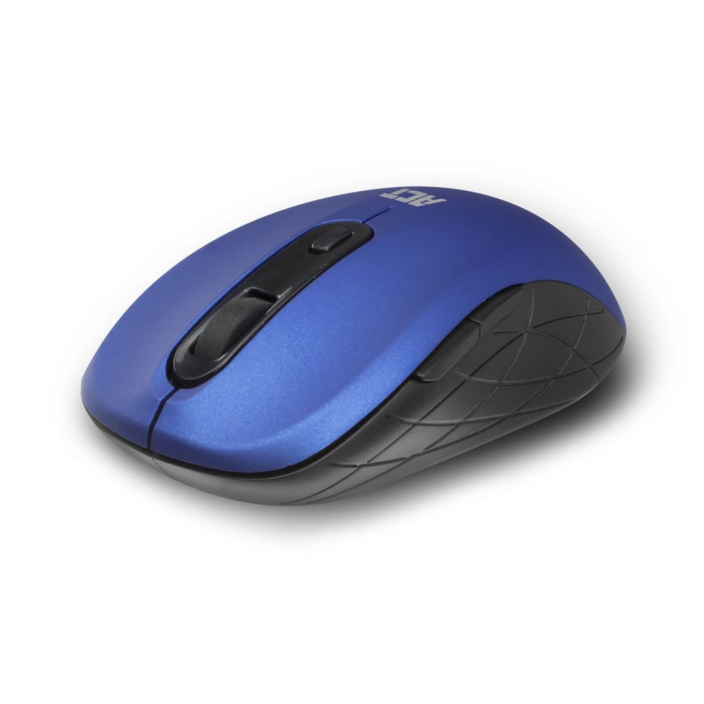 ACT AC5140 | Draadloze Muis | Links- en Rechtshandig | RF | 1600 DPI | Blauw/Zwart