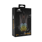 Baracuda OCTOPUS RGB | Bekabelde Gaming Muis | Rechtshandig | USB-A | 3600 DPI | Zwart