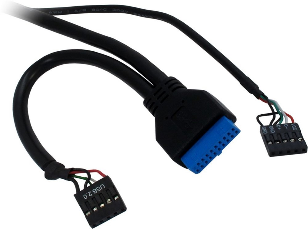 Inter-Tech CI-01 | Interne geheugenkaartlezer | USB 3.2 Gen 1 (5 Gbps) | 3.5" bay | Ondersteunt CF, SD, microSD, MS, xD | Zwa