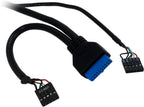 Inter-Tech CI-01 | Interne geheugenkaartlezer | USB 3.2 Gen 1 (5 Gbps) | 3.5" bay | Ondersteunt CF, SD, microSD, MS, xD | Zwa