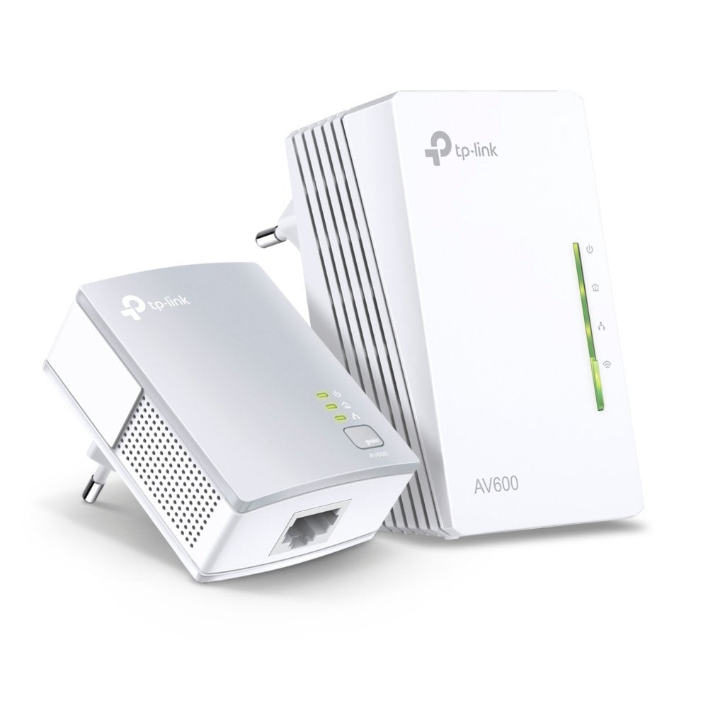 TP-Link AV600 | Powerline Adapter Set | 300 Mbps Wi-Fi N300 | 600 Mbps Powerline | Starter Kit