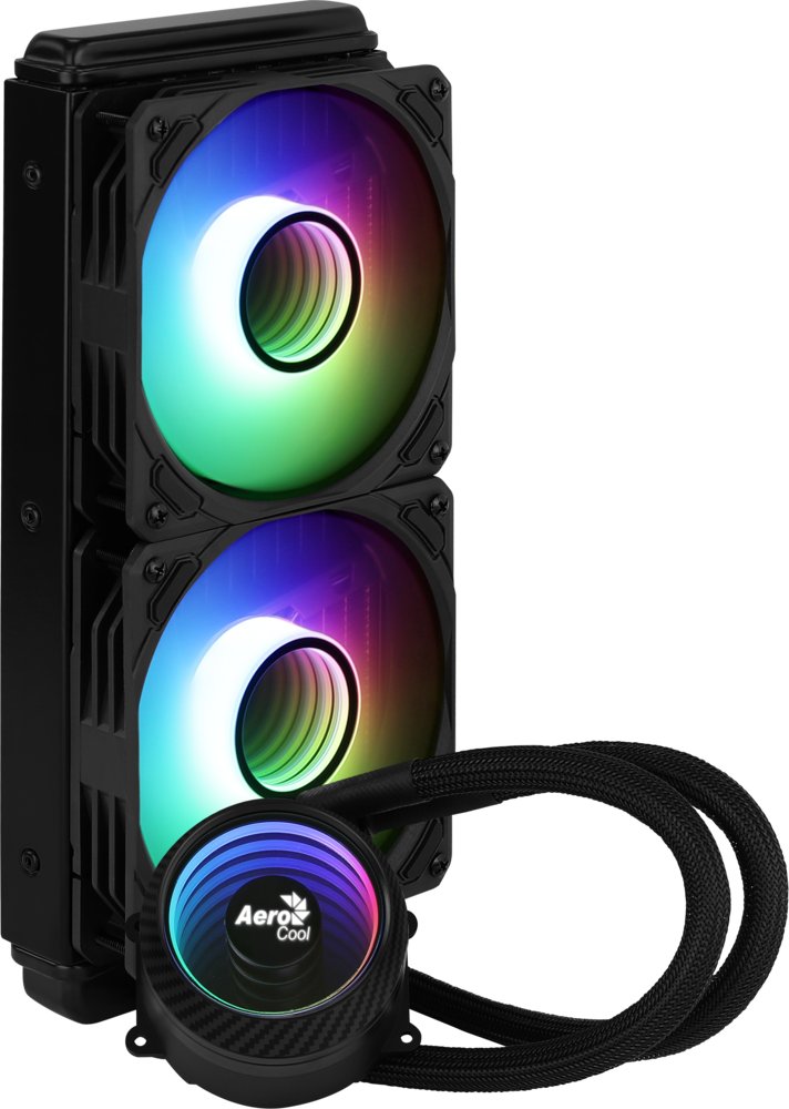 Aerocool Mirage L240 2 x 120MM ARGB RGB/GAMING Waterkoeler