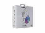 White Shark Firefly RGB | On-Ear Gaming Headset | 3,5mm Connector & USB-A | Wit