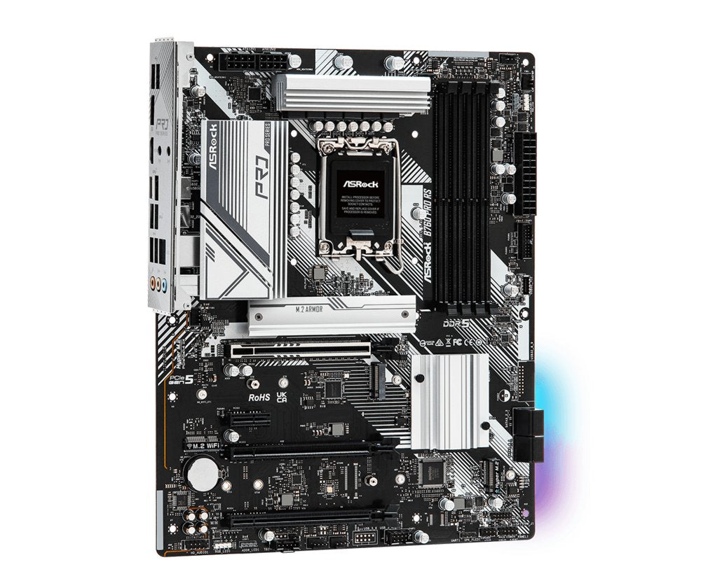 Asrock B760 PRO RS | Socket LGA 1700 | Intel B760 | 4xDDR5 | Micro-ATX | Moederbord
