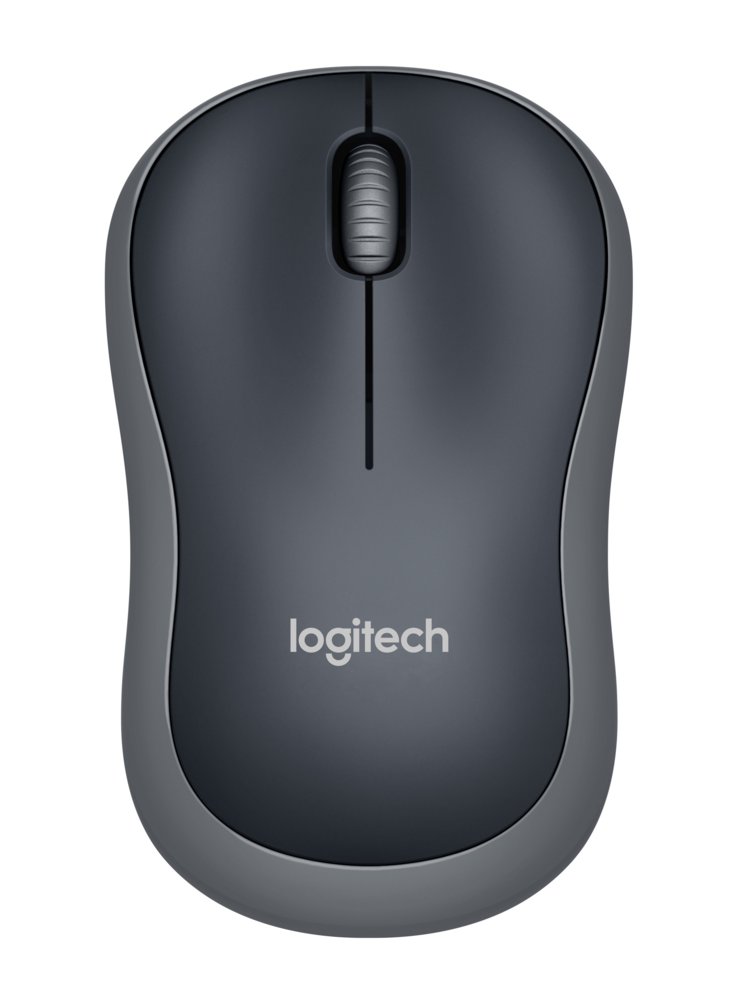 Logitech M185 | Draadloze Muis | Links- en Rechtshandig | RF | 1000 DPI | Zwart/Grijs