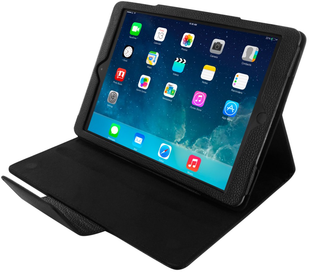 Mobiparts Bluetooth Keyboard Case | Geschikt voor Apple iPad Air/Air 2/9.7 (2017)/9.7 (2018)/Pro 9.7 | QWERTY | Zwart