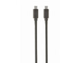 Gembird CCP-USB3.1-CMCM-1M | USB 3.2 Gen 1 | USB-C naar USB-C | 1m | Zwart