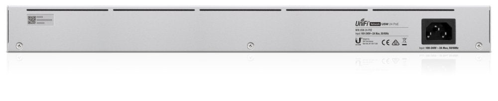 Ubiquiti UniFi 24-Port PoE | Managed L2/L3 Switch | 24 Poorten | Gigabit Ethernet (10/100/1000 Mbps) | PoE | 1U Rackmount | Z
